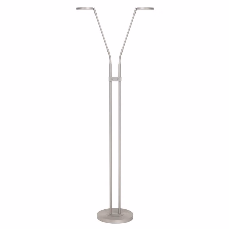 Highlight Palma Design leeslamp in nikkel zilver, Ø 25 cm