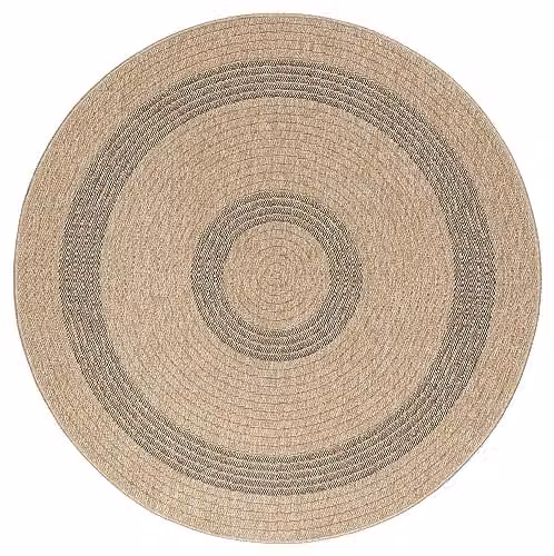 Stilvoll Günstig by ELMM Rond Vloerkleed voor Buiten, Vintage Design, Diameter: 200 cm