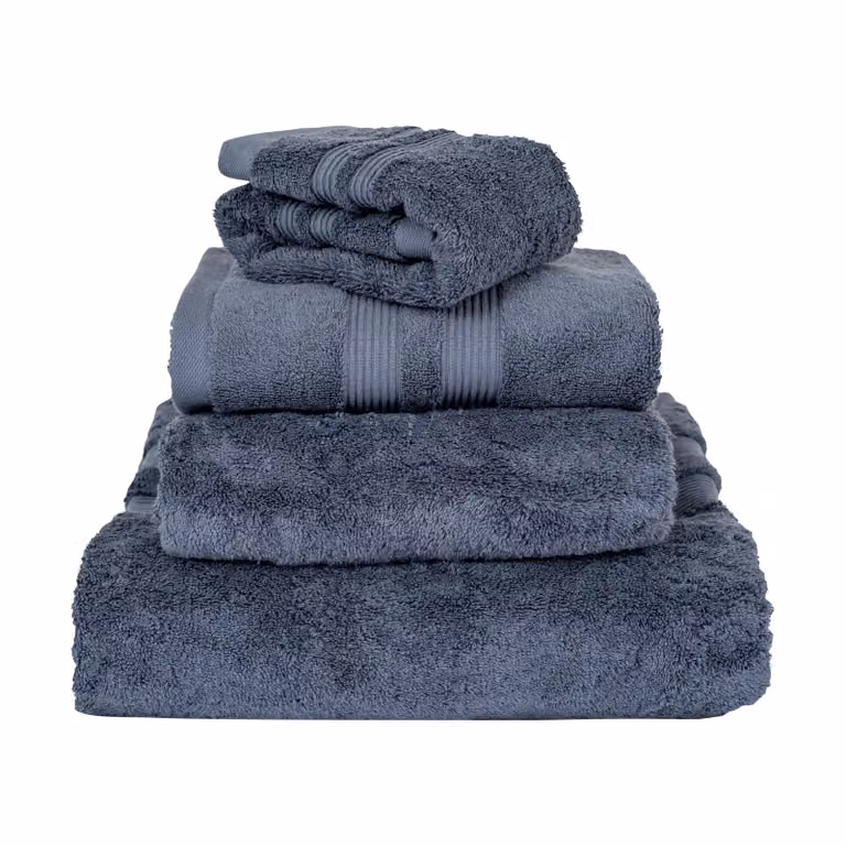 Mille Notti Fontana Handdoek EKO Donkerblauw, Breedte: 100 cm, Lengte: 150 cm