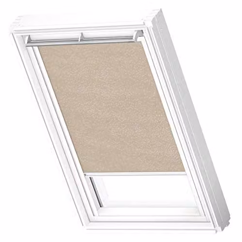 VELUX Lichtdoorlatend Rolgordijn RFL MK08 Natural met Witte Geleiders