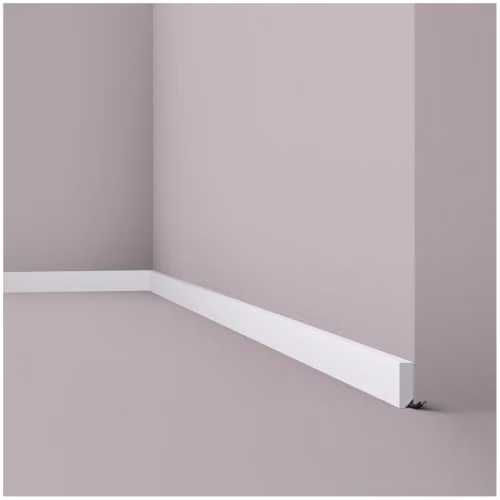 NMC FT1 WALLSTYL Plint Wit - 26 stuks (52 m) - B/D/H: 38 x 13 x 2000 mm