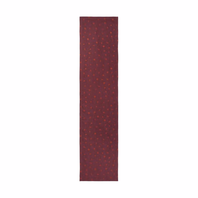 Ferm Living Baies loper Dark grape-picante B/D: 40 x 180 cm