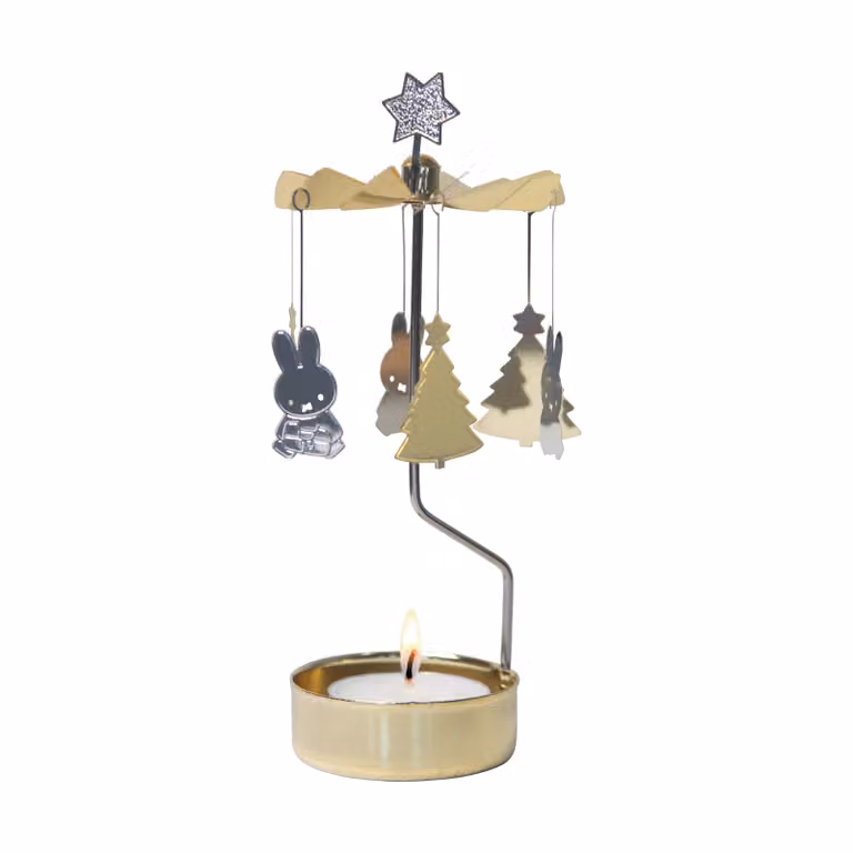 Pluto Design Miffy Kerstmis Engelspel Silver-goud
