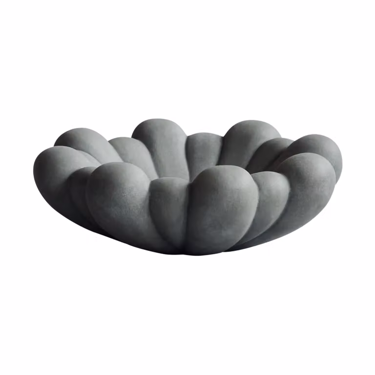 101 Copenhagen Bloom Tray schaal Dark grey Ø28,5 cm