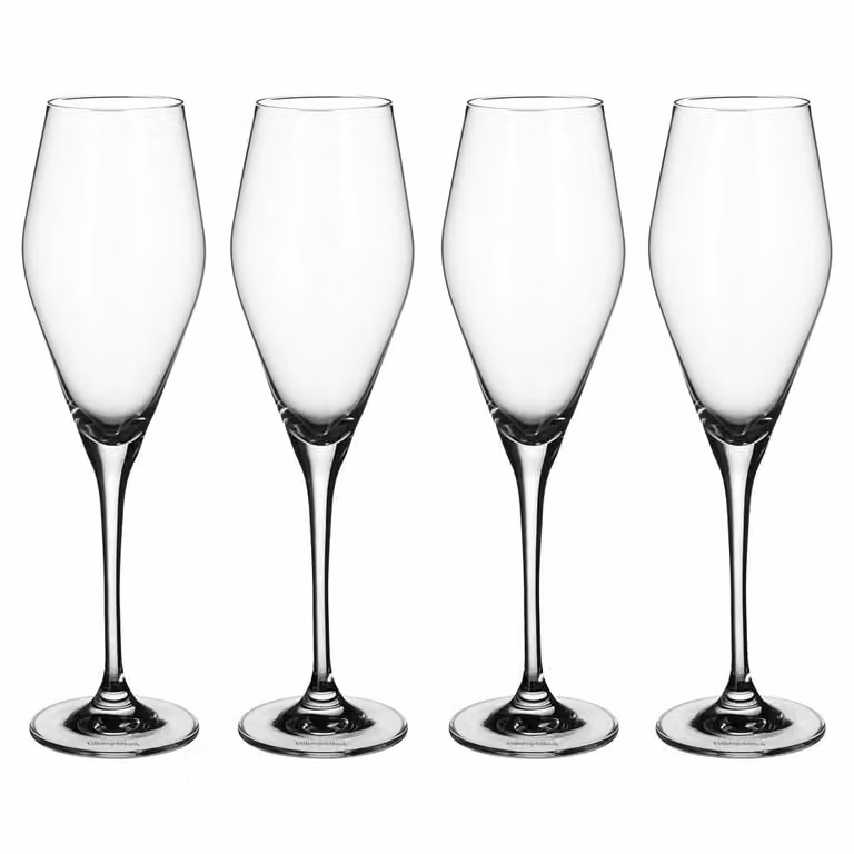 Villeroy & Boch La Divina Champagneglas Set van 4, 26 cl