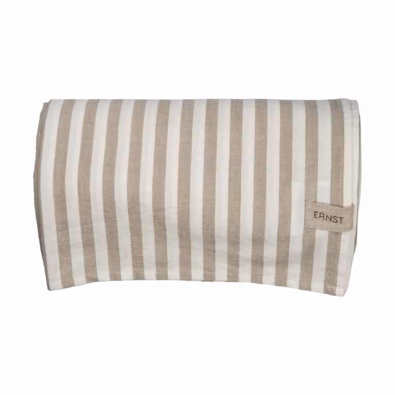 ERNST Tafelkleed Gestreept Beige-wit B: 145 cm, L: 300 cm