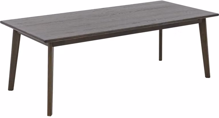 Goossens Dina Eettafel - Hout - Bruin - Rechthoekig - B/D/H: 220 x 76 x 100 cm