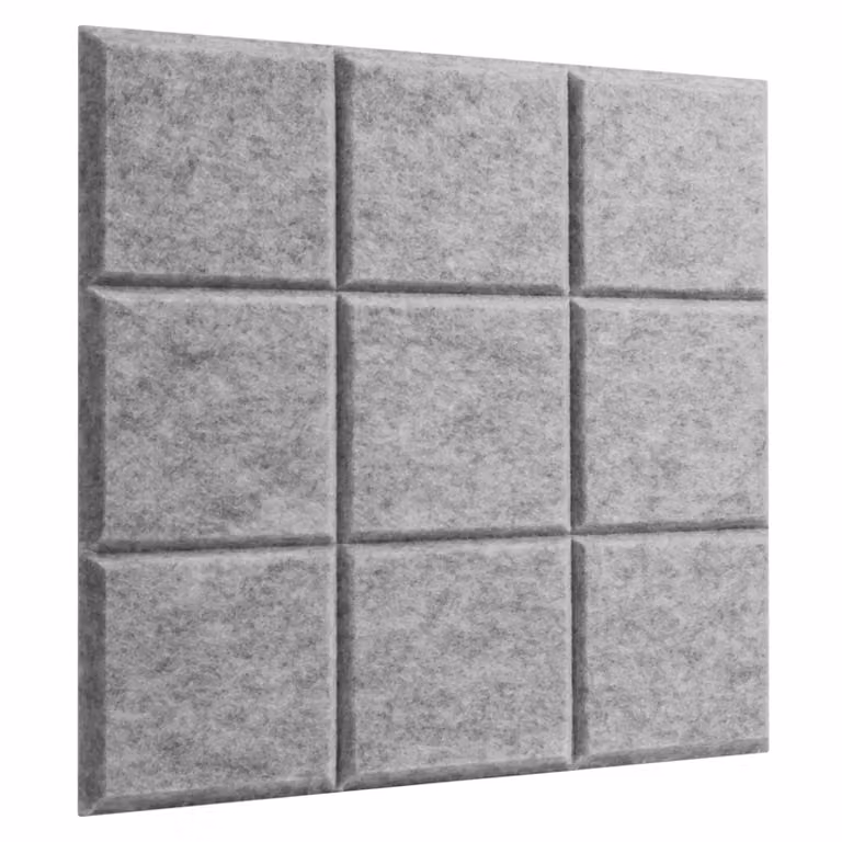 QUVIO Memobord van vilt - 30 x 30 x 1 cm