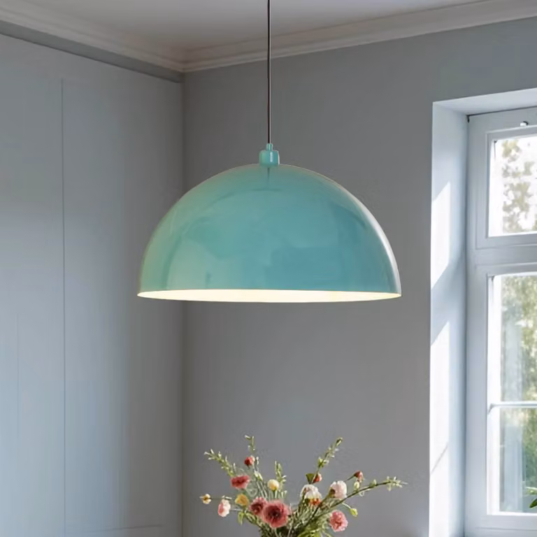 Opviq Moderne Hanglamp Blauw Metaal Dimbaar voor Keuken