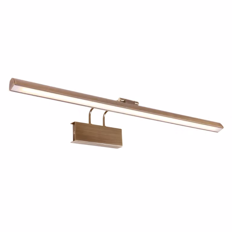 Steinhauer Litho LED Wandlamp Bronsbruin B: 60 cm, D: 15,4 cm, H: 9 cm