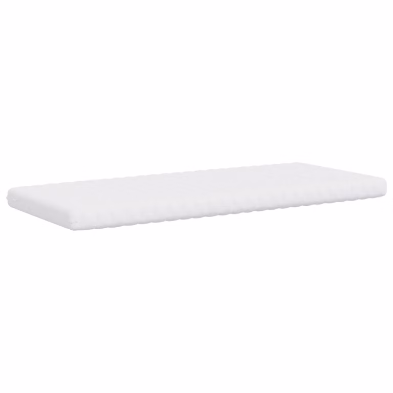 vidaXL Schuimmatras met 7 zones en visco-elastisch schuim, wit, 100 x 200 cm