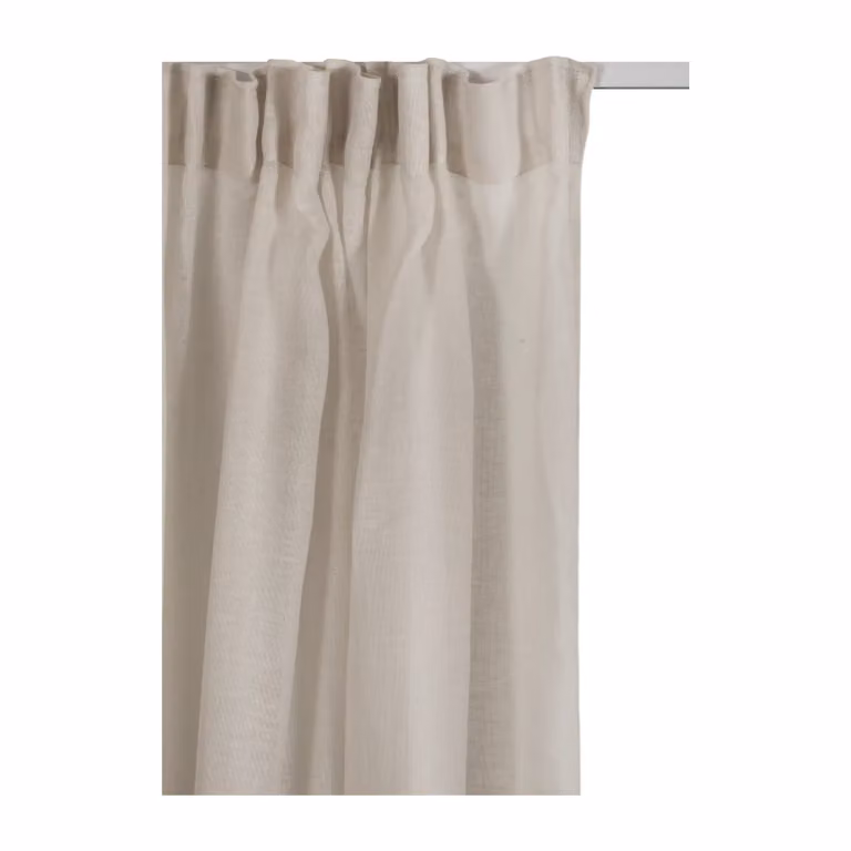 Himla Skylight gordijn met plooiband Fog B: 280 cm, H: 250 cm