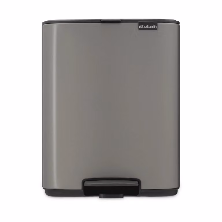 Brabantia Bo pedaalemmer 12 liter Platinum RVS
