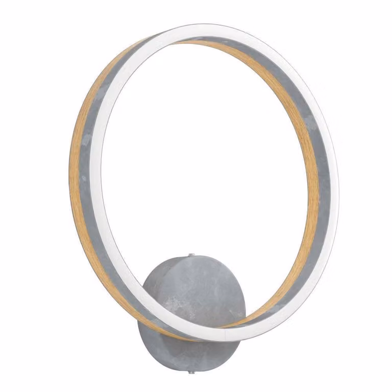Stars of Light Cadinaro Landelijke LED Wandlamp in Wit en Hout