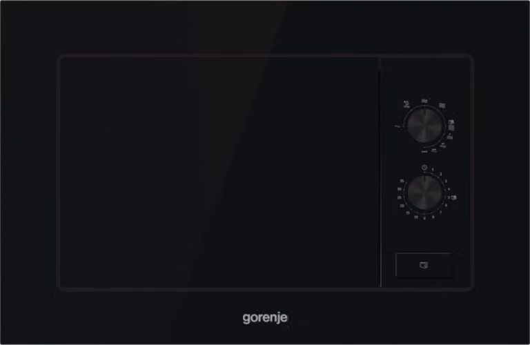 Gorenje BM171EG1B zwarte combi-oven met magnetron, 17 liter, 700W magnetronvermogen, 1000W grillfunctie, B: 59,5 cm, H: 38,2 cm