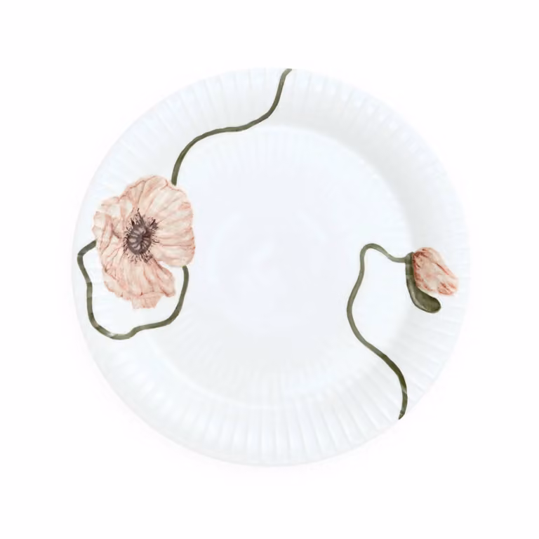 Kähler Hammershøi Poppy bordje Wit 22 cm