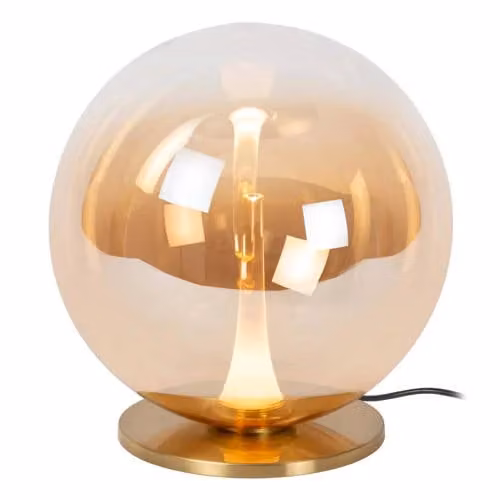 Lucide Gisela Tafellamp - Amber/Goud - Dimbare LED - Diameter: 30 cm