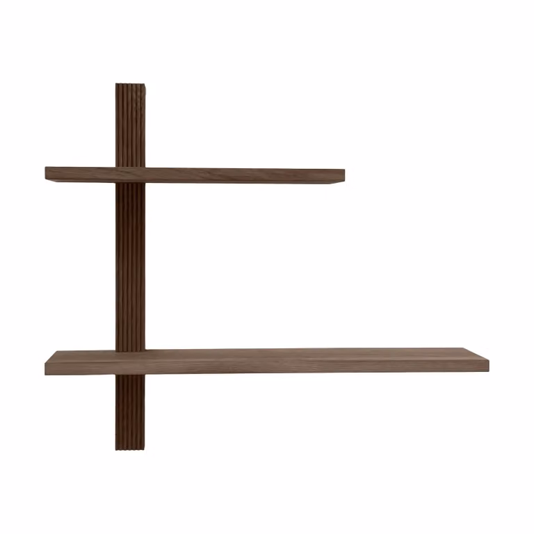 Andersen Furniture Phase wandplank Smoked Oiled Oak B/D/H: 68 x 18 x 55 cm