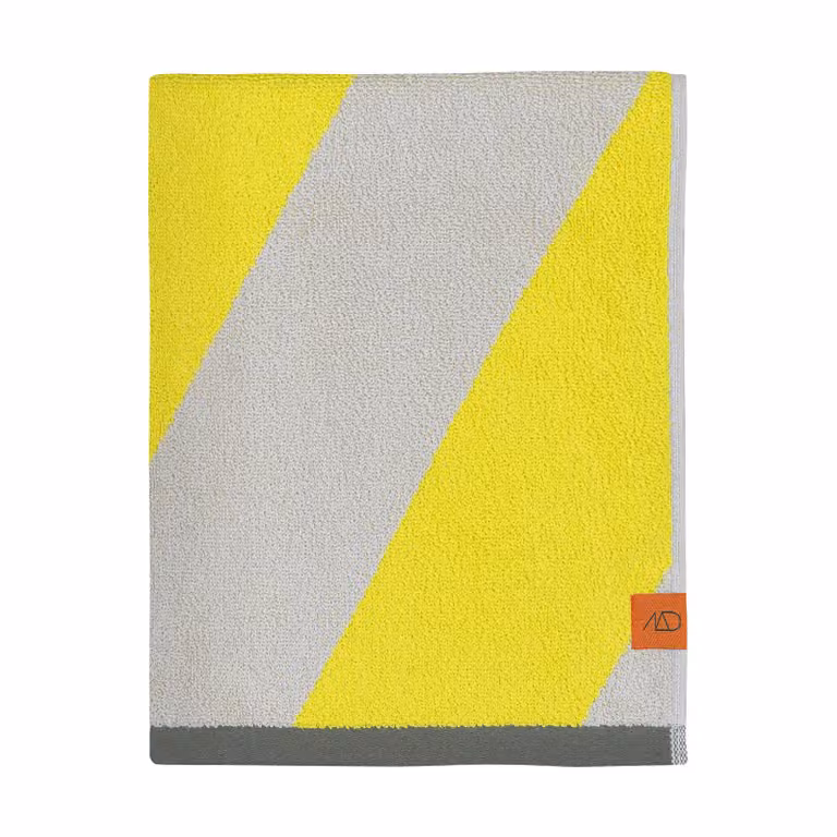 Mette Ditmer Handdoek Geel, Breedte: 70 cm, Lengte: 133 cm