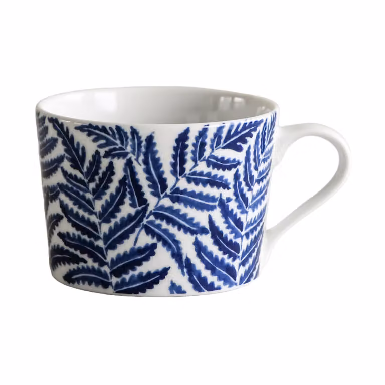 Götefors Porslin koffiekop Blauw 24 cl