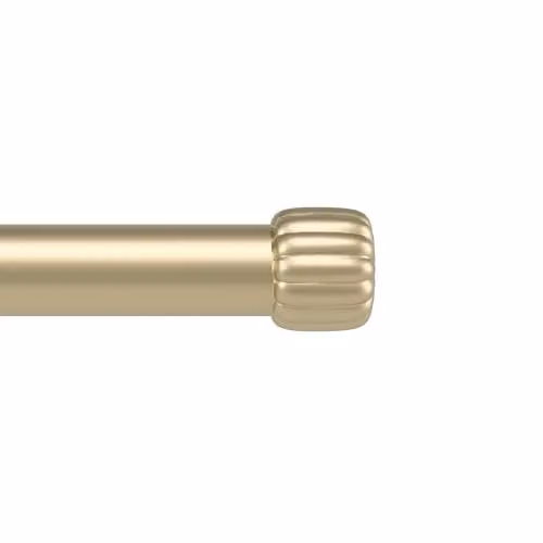 Umbra Cleo Gordijnroede met geplooide knoppen, Goud, Breedte: 168-305 cm