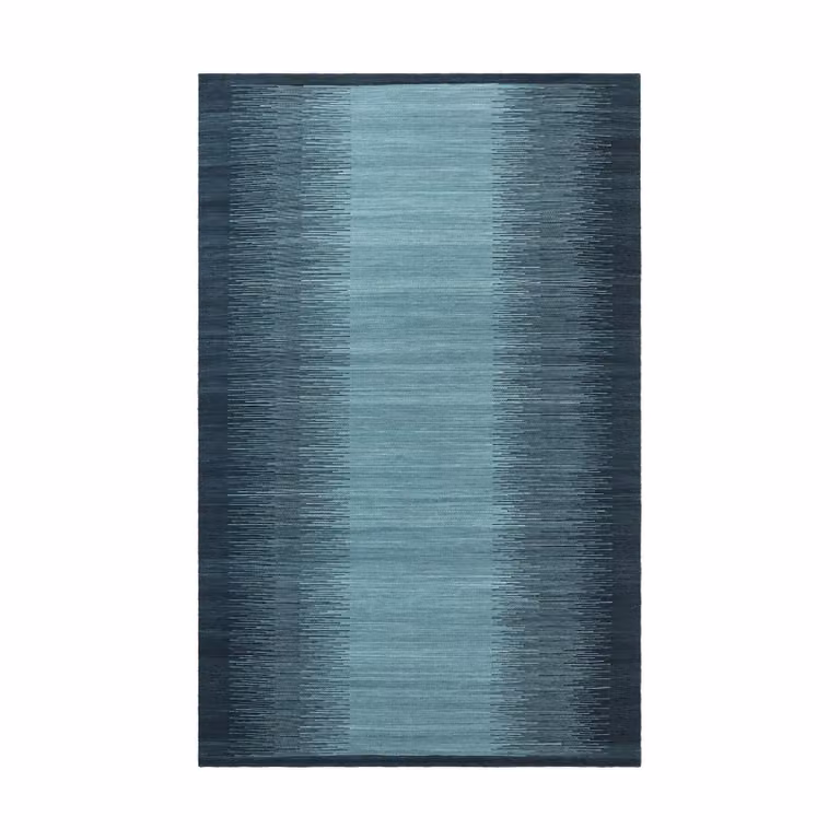 Chhatwal & Jonsson Tapti wollen vloerkleed Blue-Heaven Blue, 270 x 180 cm