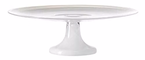 Leonardo Taartstandaard Wit, Rond, B/D/H: 31 x 31 x 10 cm