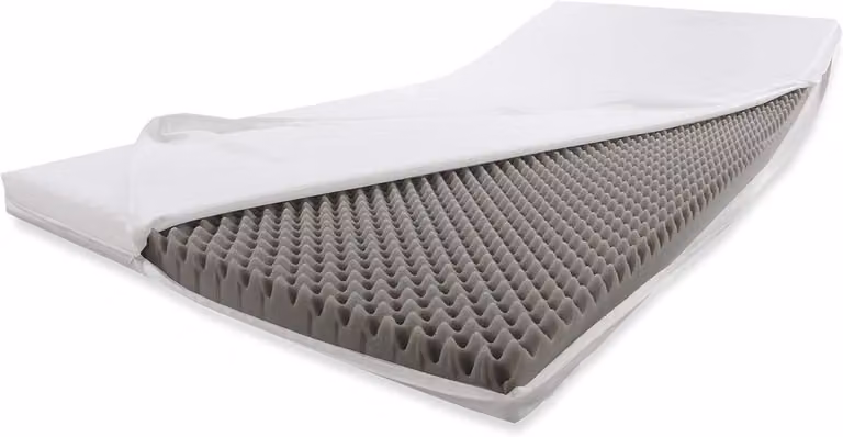 Koudschuimmatras Rolmatras Topper voor extra comfort en massage-effect B/D: 180 x 190 cm