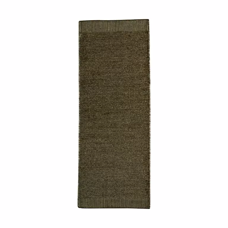 Woud Rombo vloerkleed mosgroen B/D/H: 200 x 75 cm