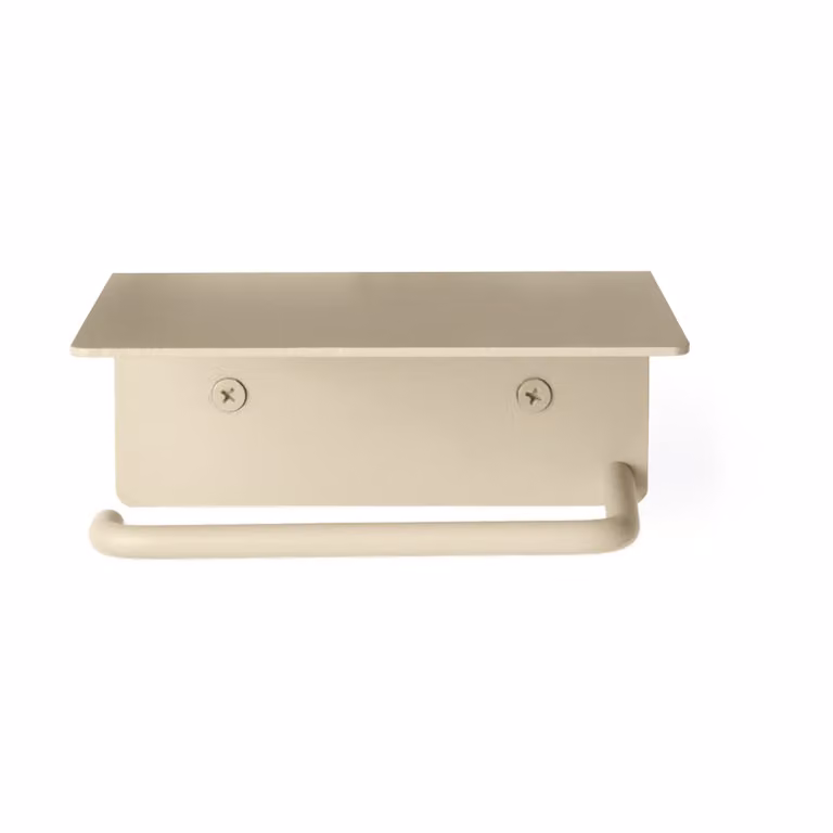 Ferm Living Dora toiletpapierhouder met legplank Cashmere