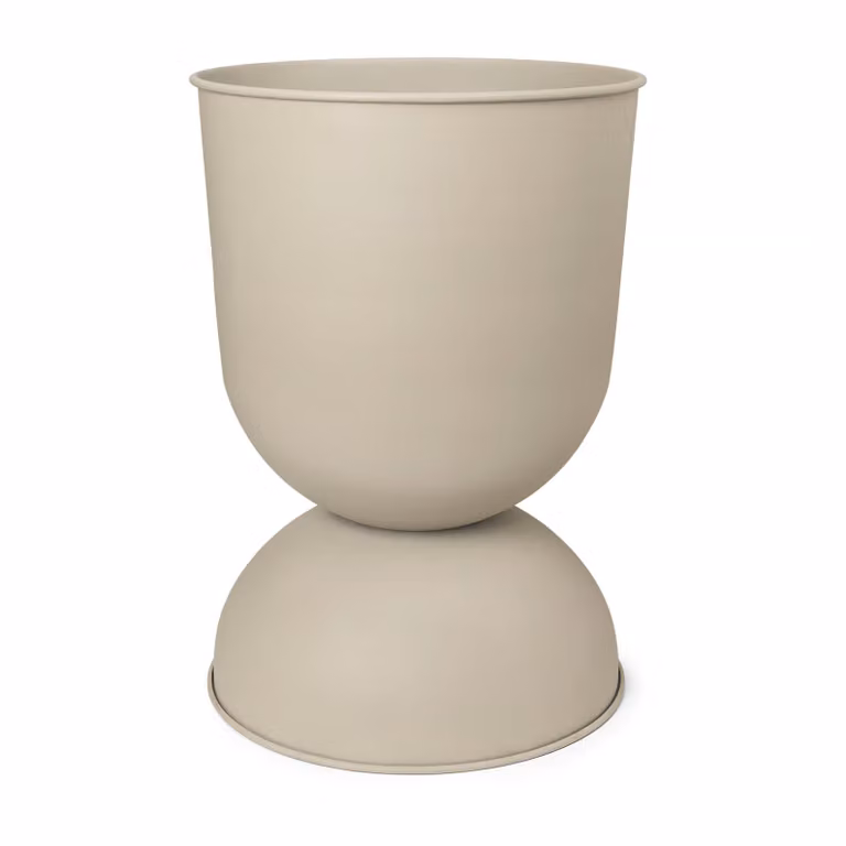 Ferm Living Hourglass bloempot klein, Cashmere, Ø30 cm