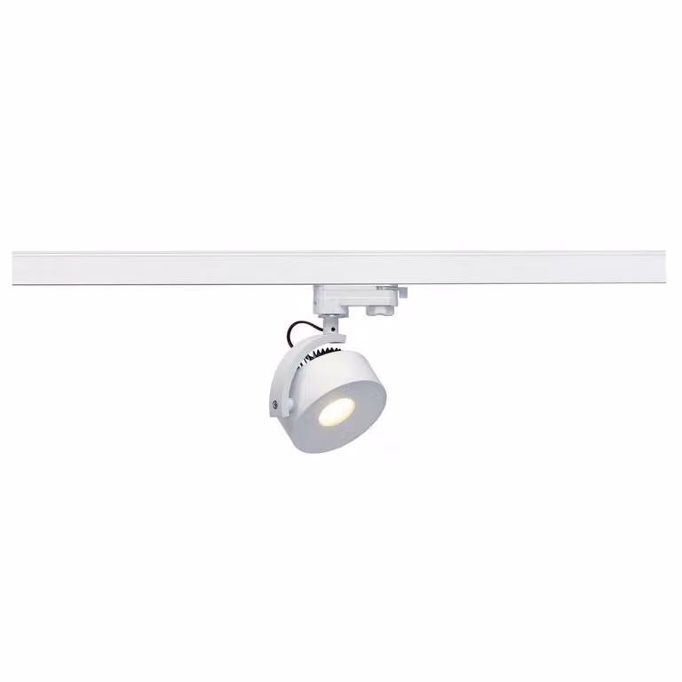 SLV Kalu Track LED 3-fase spot, wit, dimbaar, 3000K, 13.5W, 860 lm