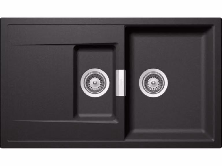 Schock Mono D-150 U Stone onderbouw spoelbak inclusief houten snijplank