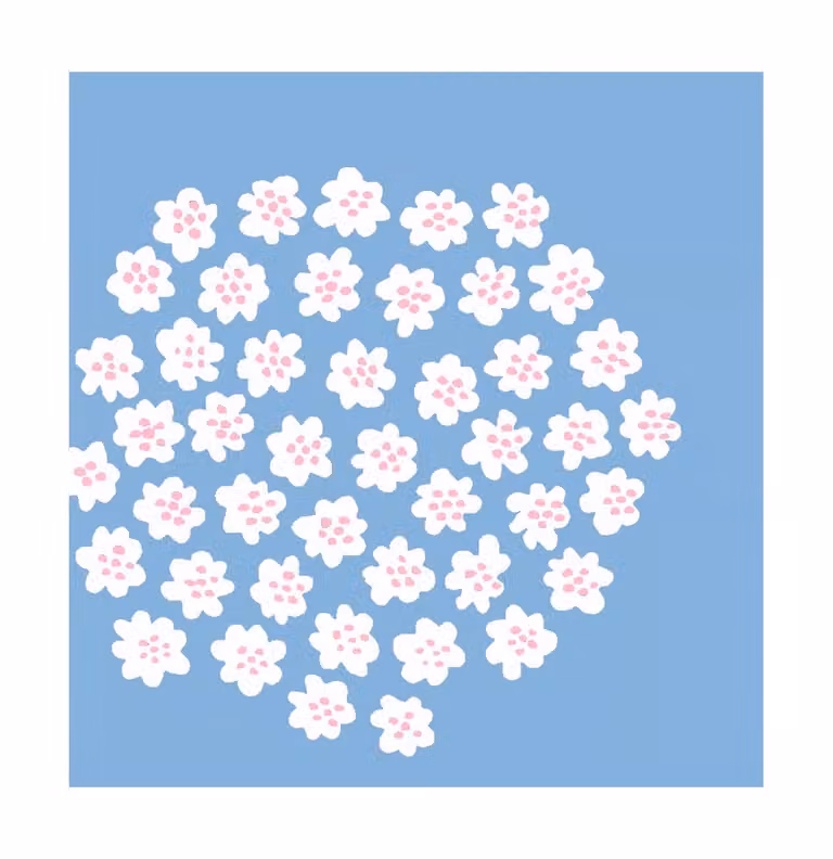 Marimekko Puketti servet 20-pack Light Blue 33 x 33 cm