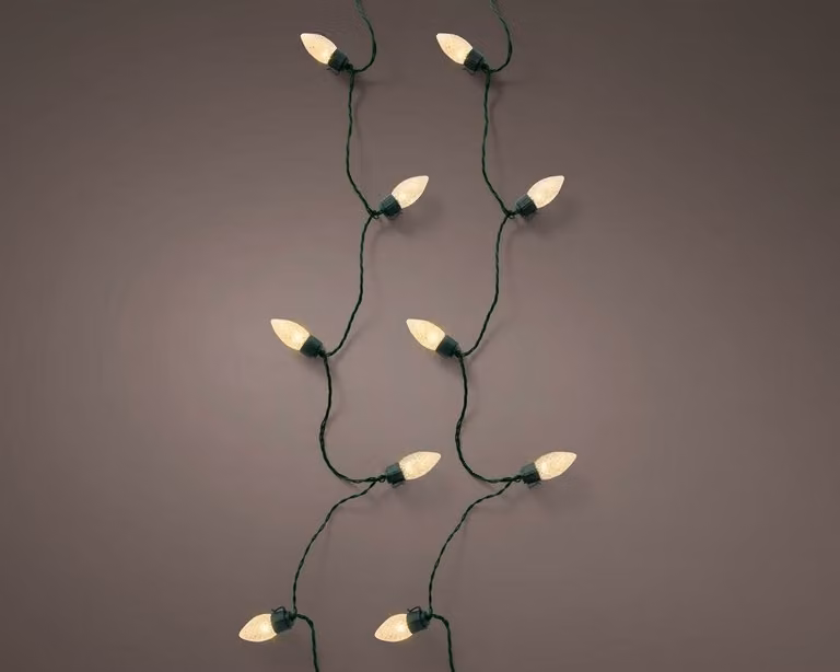 Lumineo Led vintage peer lampen soft gold - 50 stuks