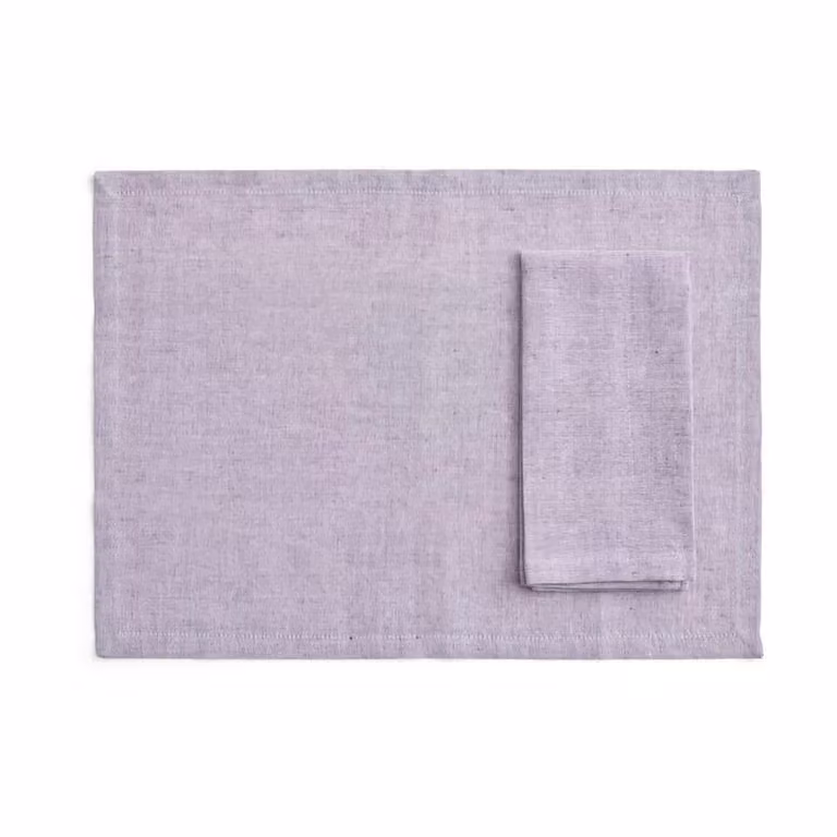 HAY Placemat en servet set 4-pack Soft purple