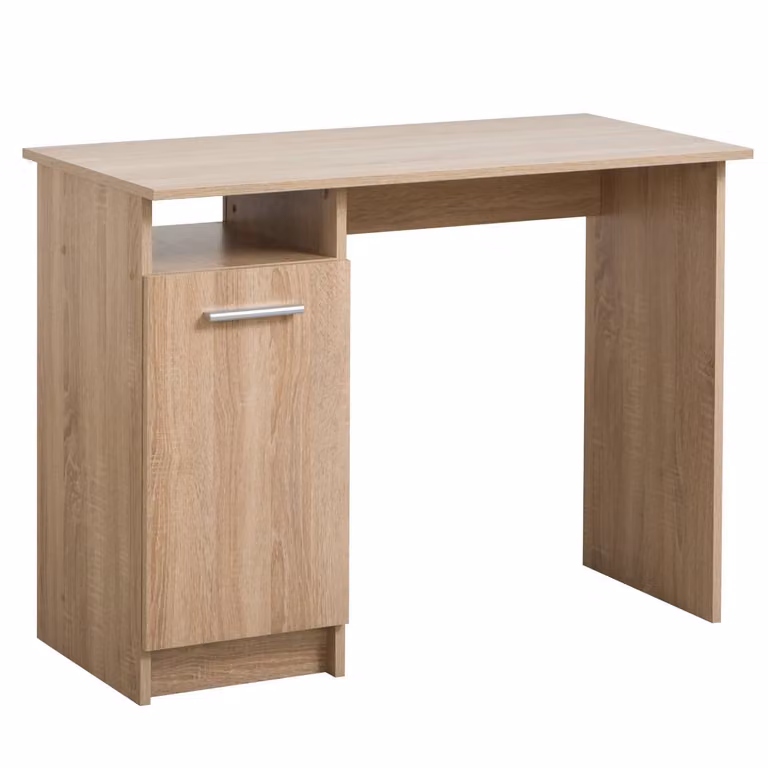 Homestyle4u Computerbureau voor Home Office en Kinderkamer, Breedte: 100 cm, Diepte: 50 cm, Hoogte: 74,5 cm