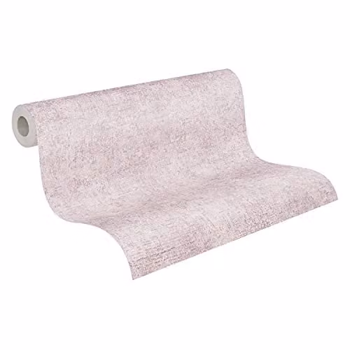 A.S. Création Trendwall 2 Vliesbehang Effen Roze Glanzend B: 53 cm, L: 1005 cm