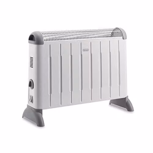 De'Longhi HCM2030 Konvector met 3 warmtestanden, geschikt voor ruimtes tot 60 m³, grijs