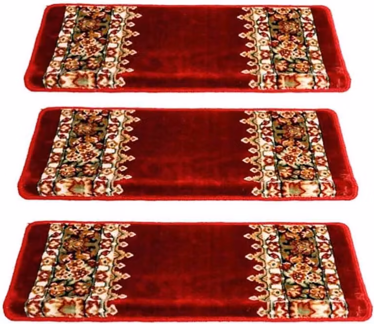 Zelfklevende antislip trapmatten grijs - 25 x 84 cm