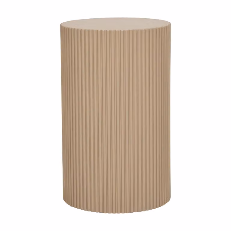 Nest of Nora Bijzettafel rond, Beige, B: 30 cm, H: 50 cm
