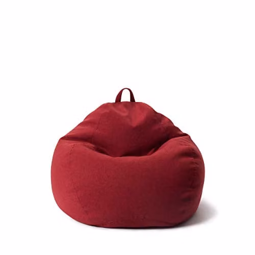 Lumaland Comfort Line Zitzak M Indoor Rood - 70 x 80 x 50 cm - 120 l