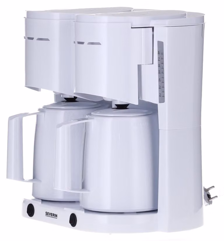 Severin KA 9314 Duo 2-in-1 Koffiemachine - Wit