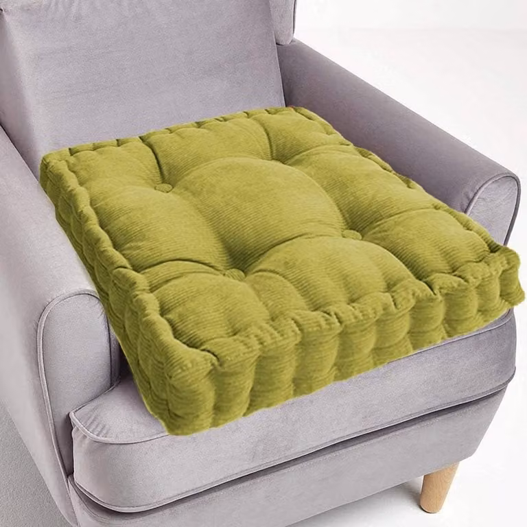 Booster Zitkussen voor Stoelen - Groen - 50 x 50 x 10 cm