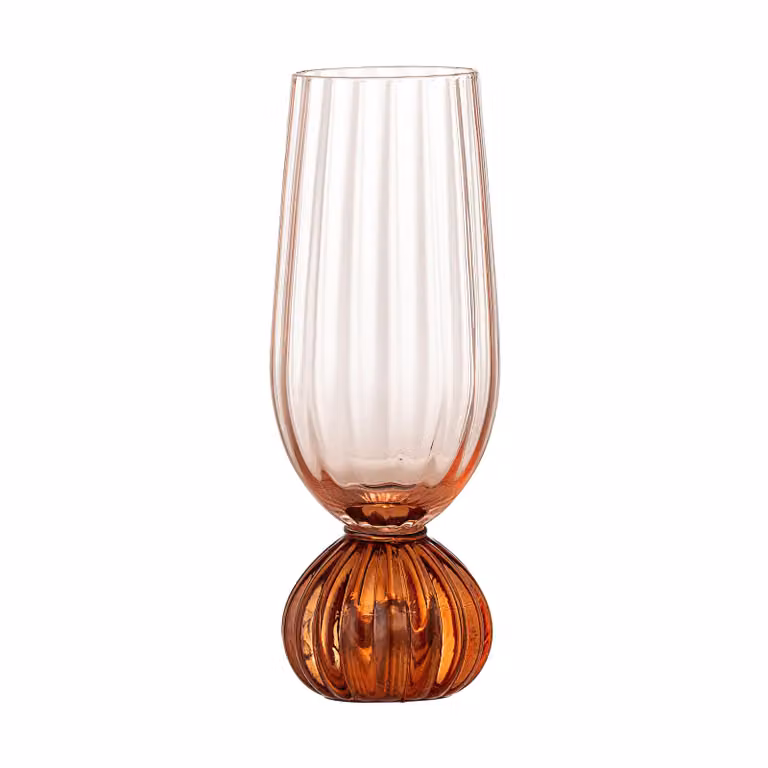Bloomingville Taurin champagneglas roze 25 cl