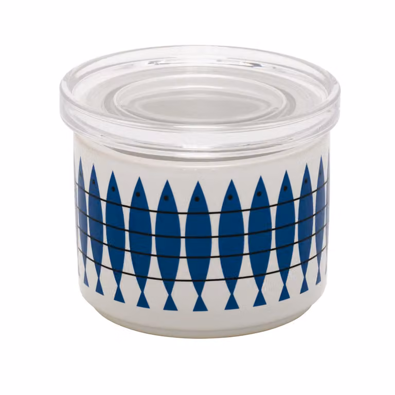 Almedahls Haring doos met deksel Blauw