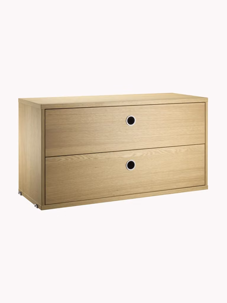 String Furniture Kast String System met lades, B 78 cm x D 30 cm