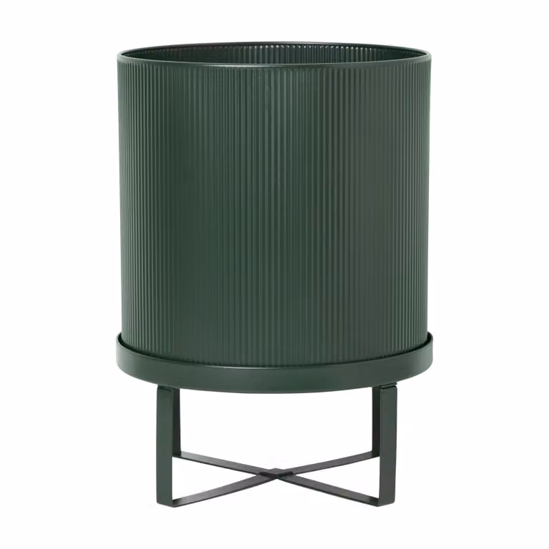 Ferm Living Bau bloempot groot, Donkergroen, Ø 28 cm