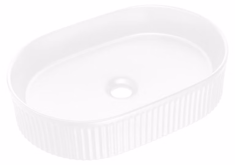 COMAD Keramische countertop wasbak Beyond Glanzend wit L 48 x B 32,5 cm