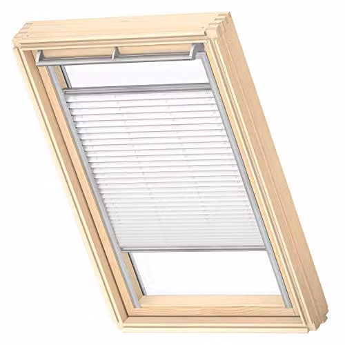 VELUX Dakraam Lichtdoorlatend Plisségordijn FHL, U08, Wit